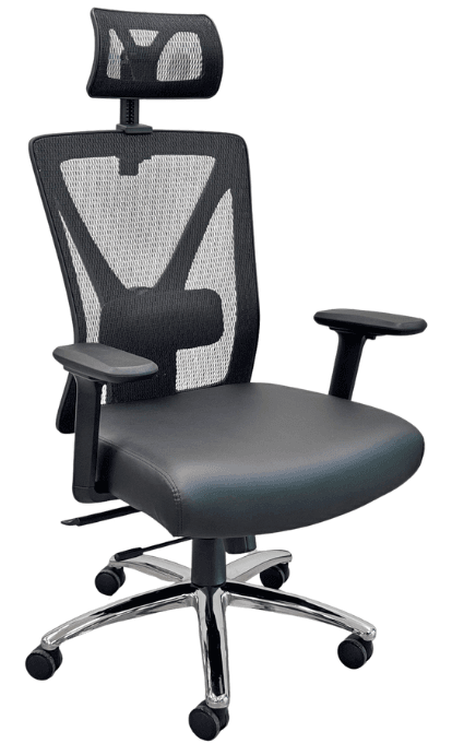 Modern Office 400 lbs. Capacity Mesh Oversized Desk Chair with Seat Slide